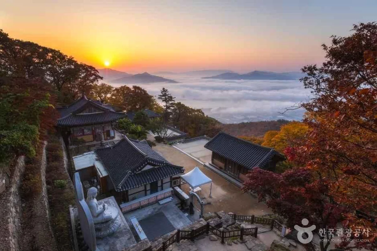 하동쌍계사 일출 명소 (출처 : 한국관광공사)